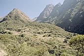 The Inca Trail towards the Dead Woman pass 